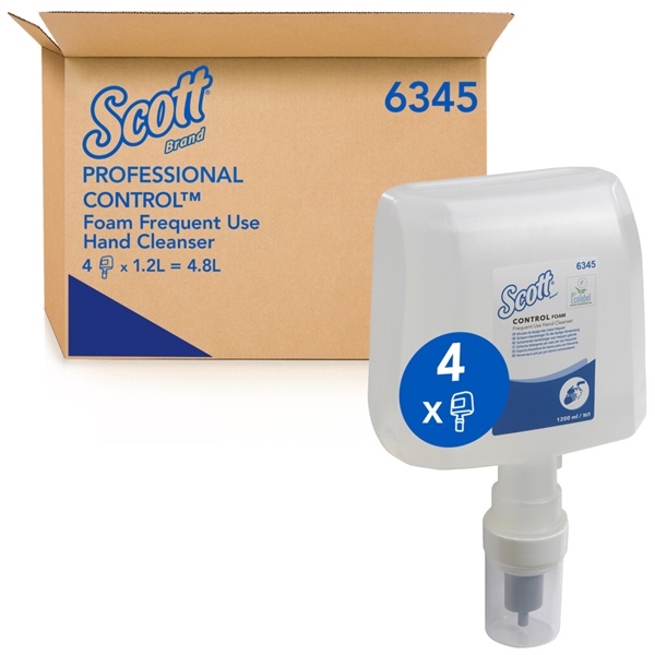 Click for a bigger picture.Kimberly-Clark 6345 Scott Control Foam Hand Cleanser 1.2L