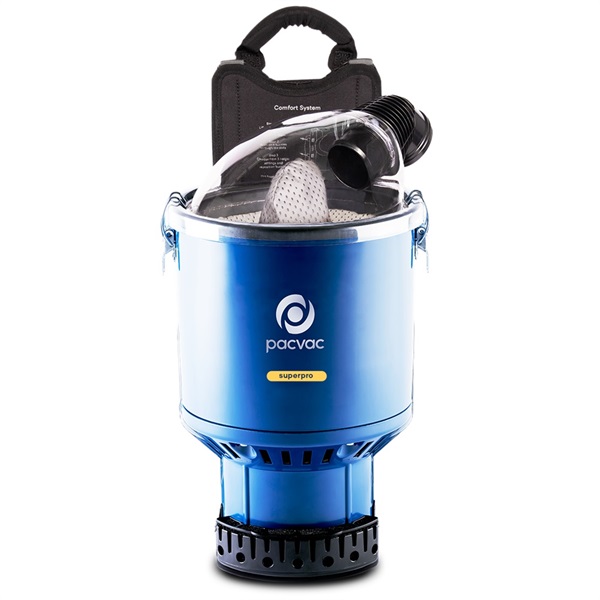 Click for a bigger picture.Pacvac SuperPro 700 Backpack Vacuum