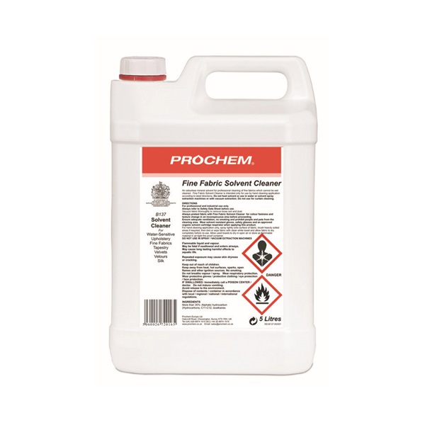 Click for a bigger picture.xx Prochem Fine Fabric Solvent Cleaner 5L Single (Replacement For Dri Pro)