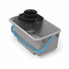 Numatic 34ltr Grey Mop Bucket + Wringer For use with ECO-Matic Trolleys EM3 + EM5