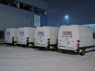 Delivery vans