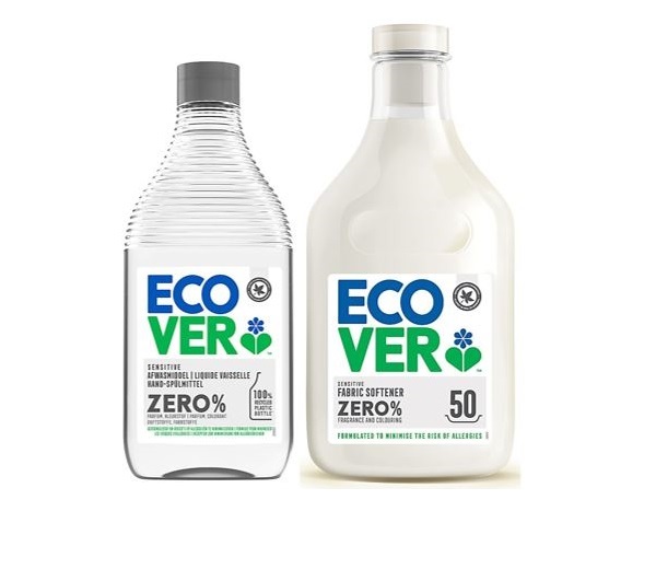  Ecover Zero - Zero fragrances. Zero colourings. Zero enzymes.