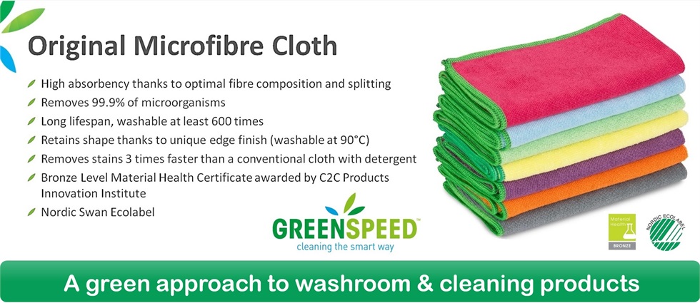 Greenspeed Original Microfibre Cloths - Cleaning The Smart Way