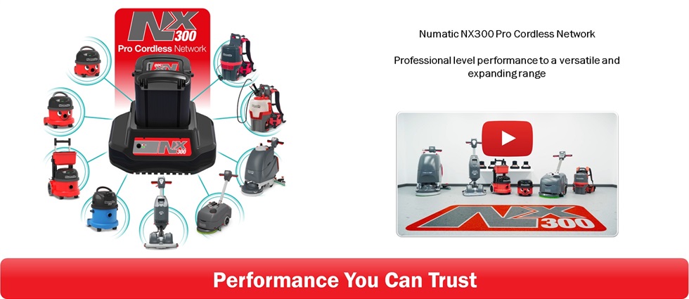 Numatic NX300 Pro Cordless Network 