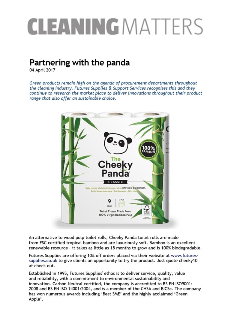 Futures Supplies - Partnering With The Panda