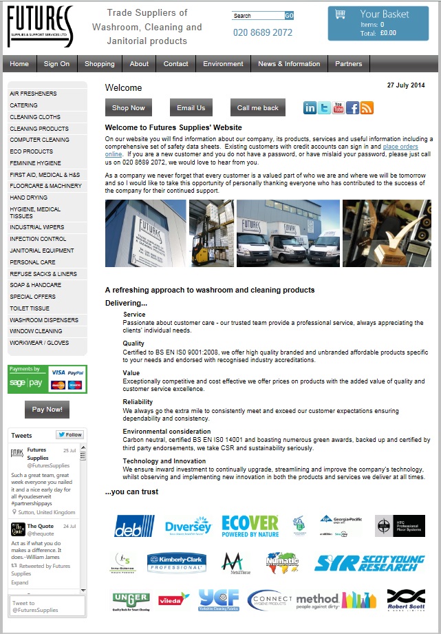 Summer Sees The Re-launch Of The Futures Supplies Website