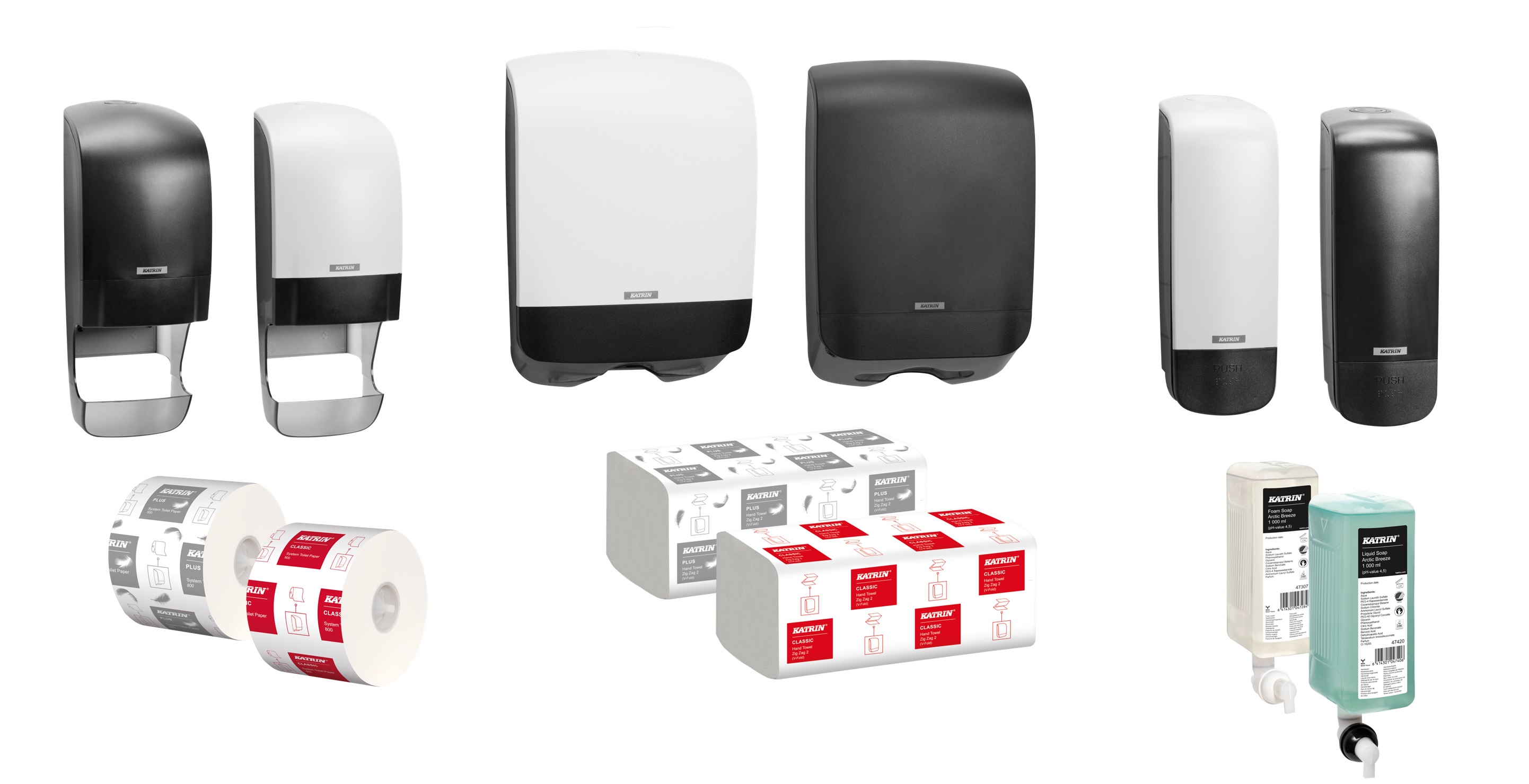 Katrin Washroom Dispenser Starter Packs - Article 01
