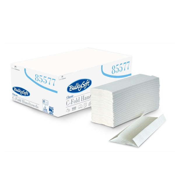 C Fold Hand Towel 2ply White