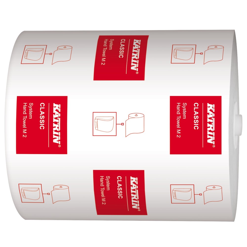Katrin 460102 M2 System Hand Towel Roll 2ply White
