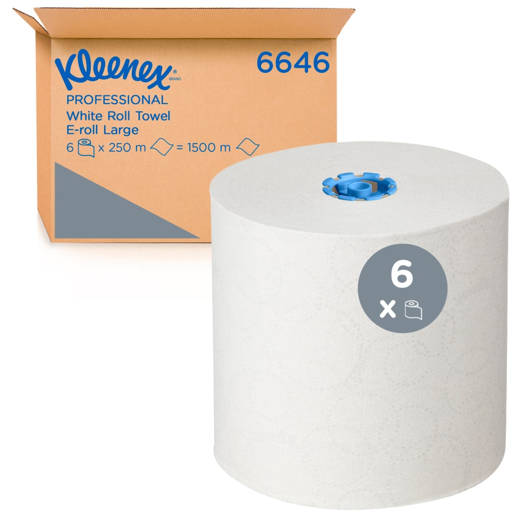 KC 6646 Kleenex E-Roll Hand Towels 250m