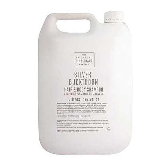 Silver Buckthorn Hair + Body Shampoo 5L