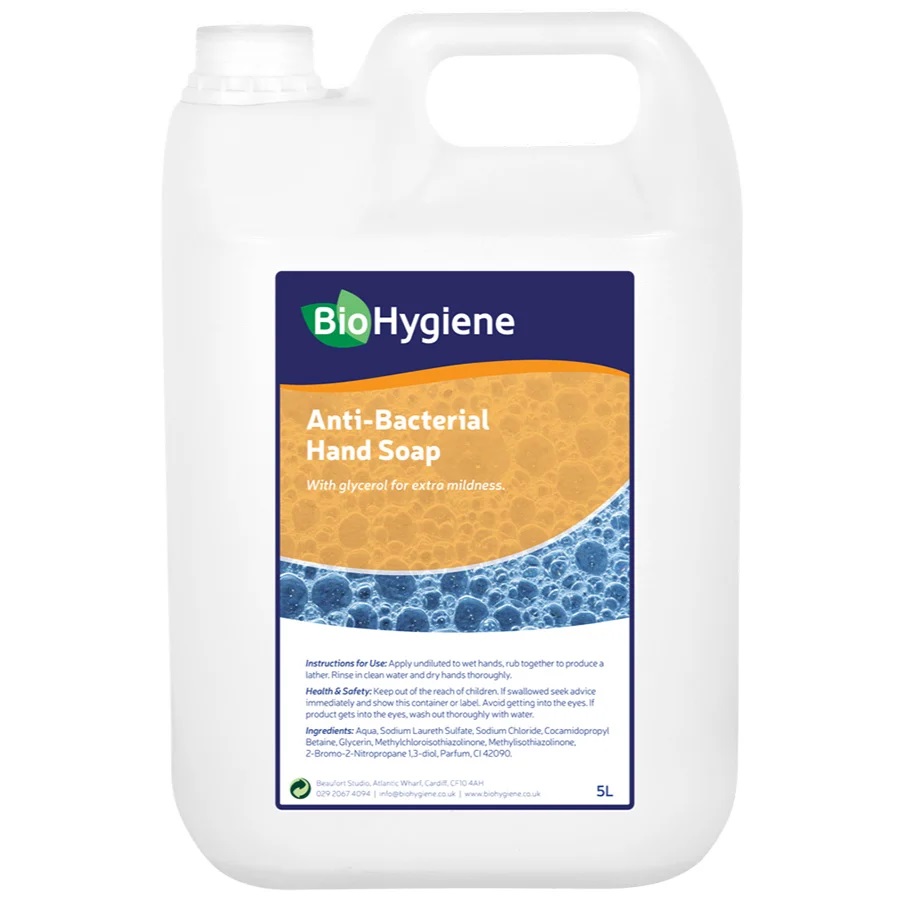 BioHygiene Luxury Antibac Hand Soap 5l