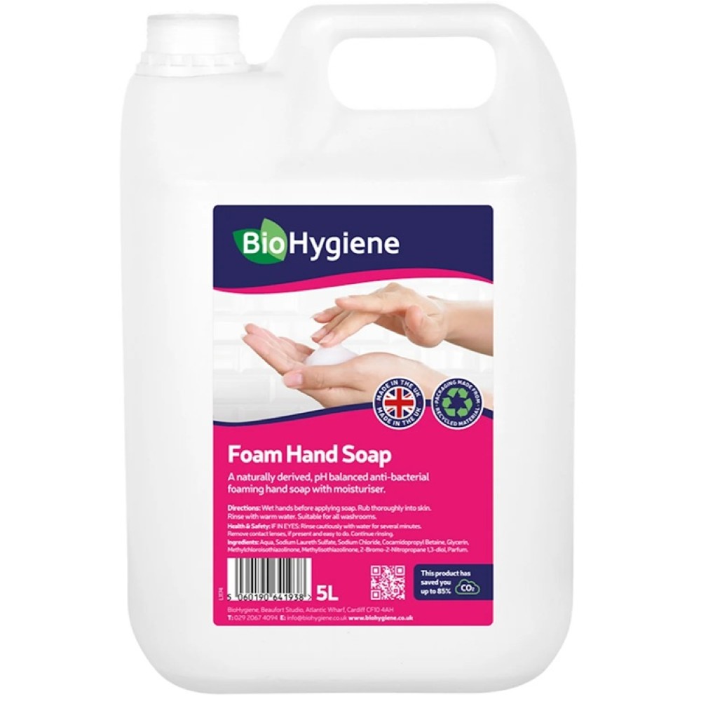 BioHygiene Foaming Antibac Hand Soap 5L - Fragranced