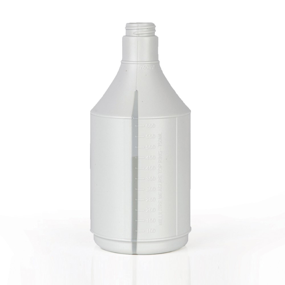 750ml White Spray Bottle - 98% Recycled Plastic