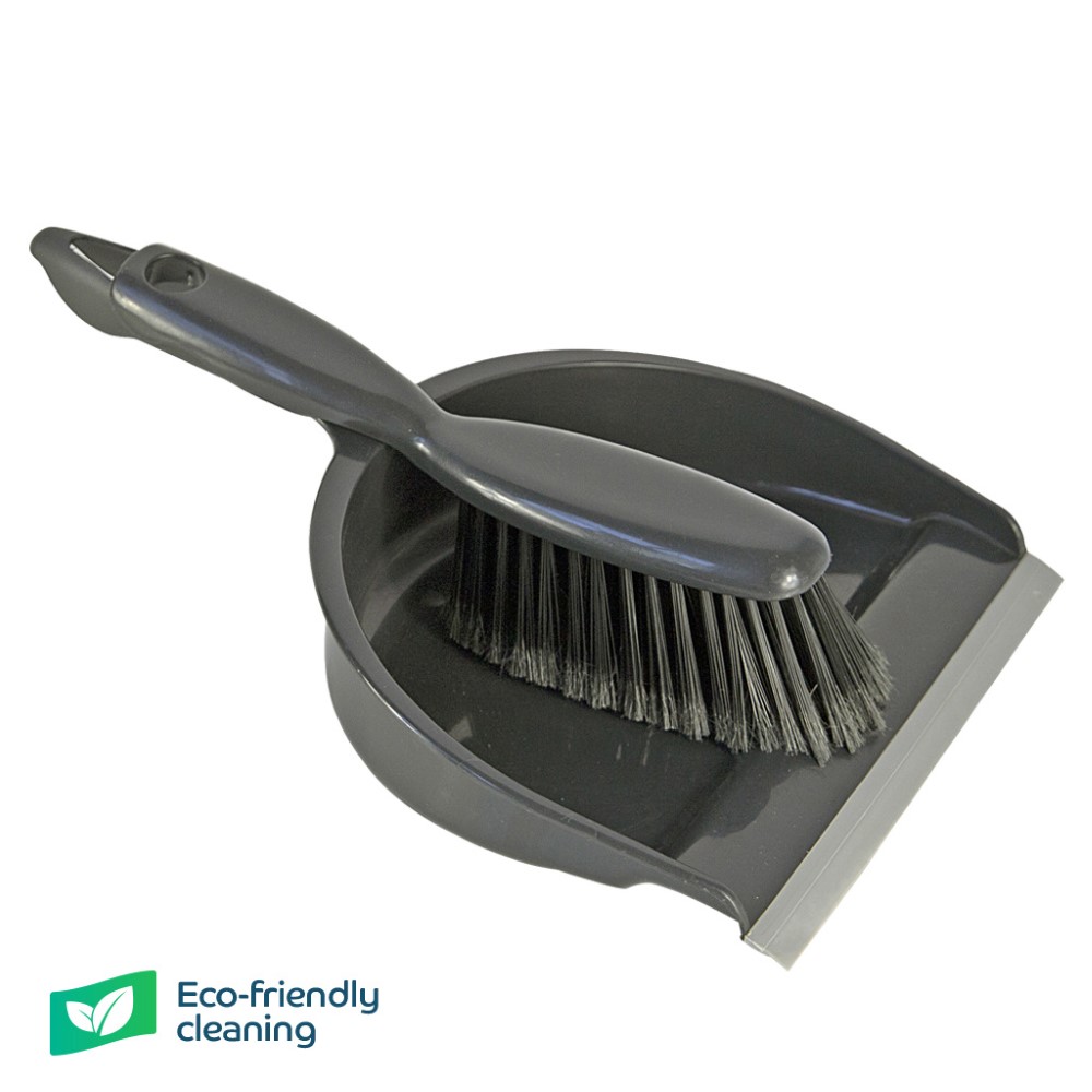 Professional Dustpan + Brush Set Blue