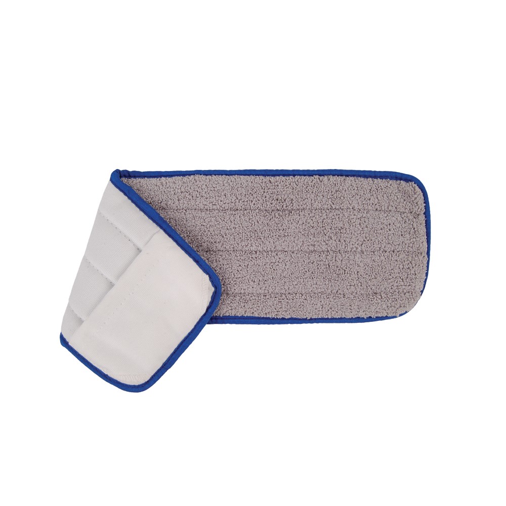 Short PIle Microfibre Flat Mop Blue - For Use with Pro-Mist Flat Mop System