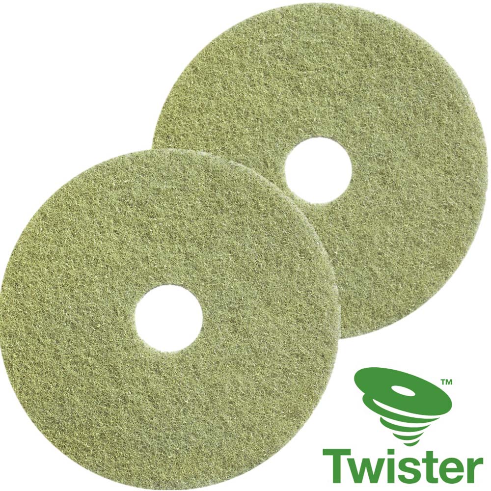 Twister Diamond Floor Pads 5&#39;&#39; Yellow