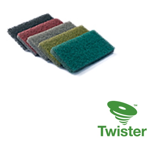 Twister Diamond Utility Pads Red