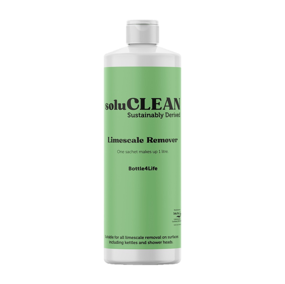 SoluClean Limescale Remover Flip top Empty Bottle 1L