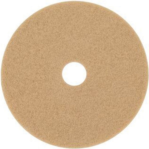 17&#39;&#39; Tan Floor Pads - 100% Recycled Polyester