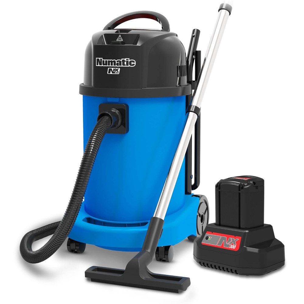 Numatic WBV470NX - Wet or Dry Vacuum Cleaner - Includes Battery & Charger