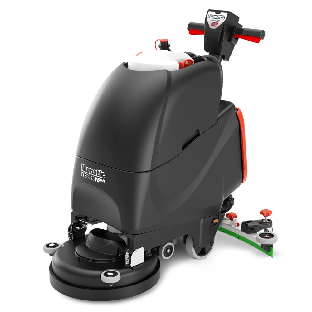 Numatic TTB3045NX Cordless Scrubber Dryer 100RPM 30L Includes 2x NX300 Batteries