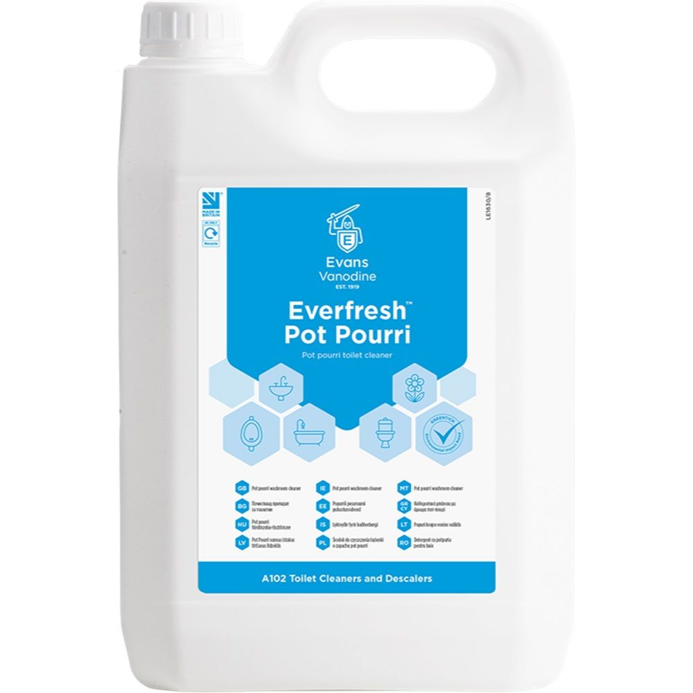 Everfresh Pot-Pourri 5L Highly Perfumed Toilet & Washroom Cleaner