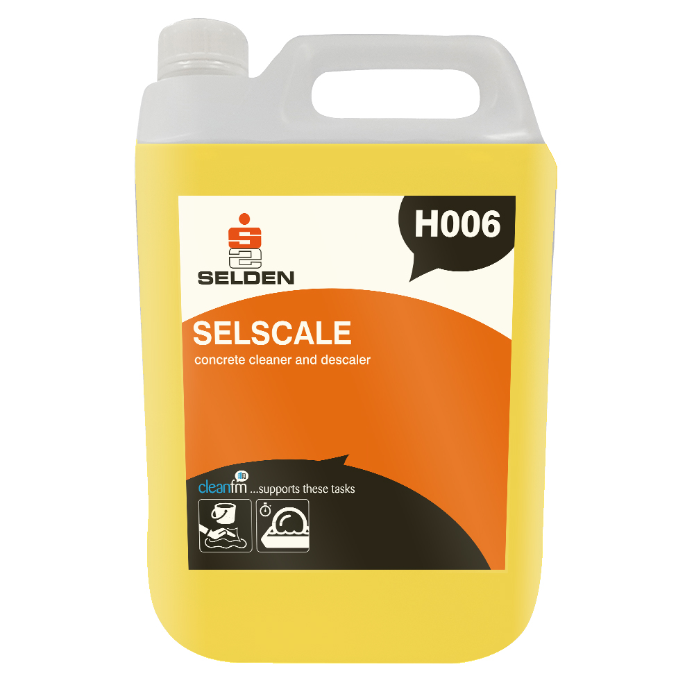 Selden Selscale Acid Concrete Cleaner 5L -  - CONTROLLED PRODUCT - A COMPLETED REGULATED PRODUCTS FORM IS REQUIRED TO PURCHASE THIS PRODUCT