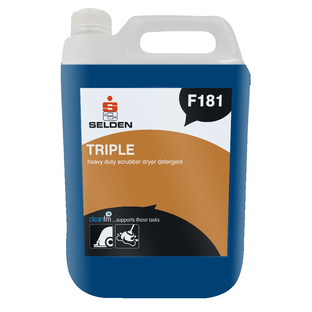 Triple HD Scrubber Dryer Detergent 5L