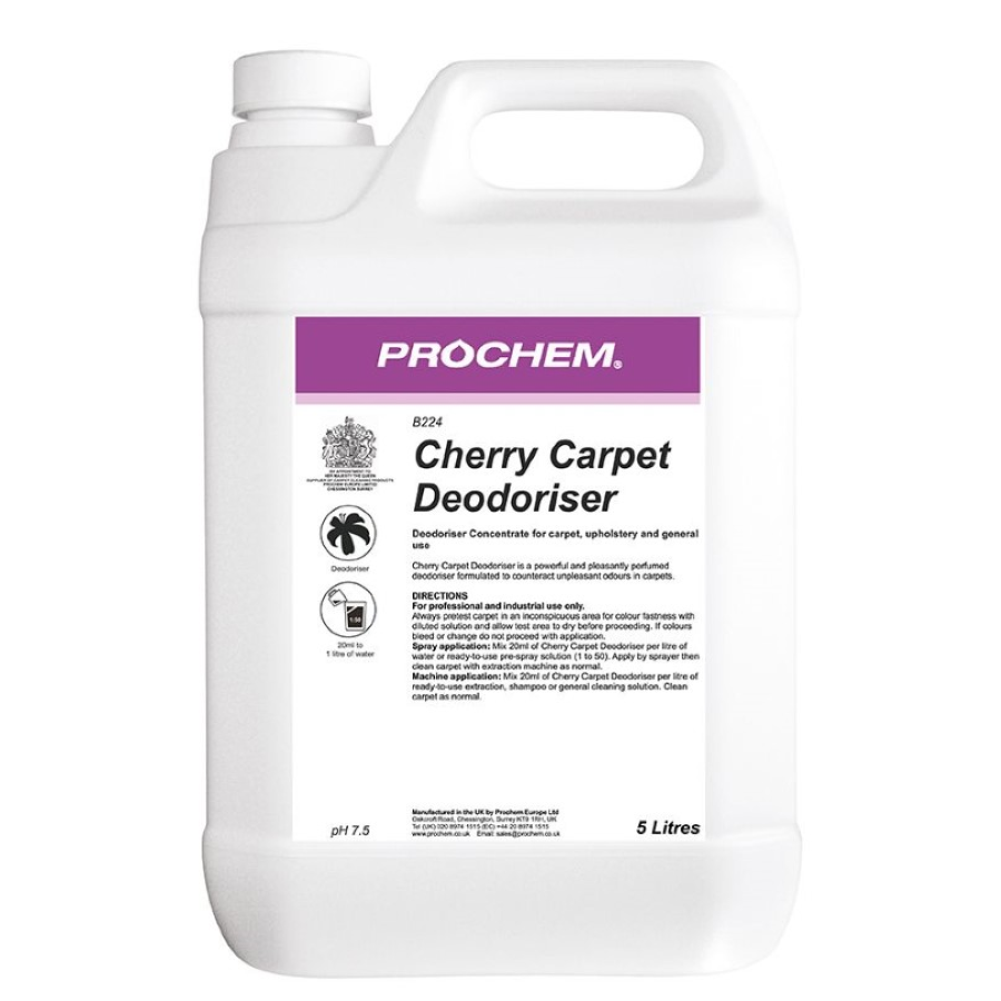 Prochem Cherry Carpet Deodoriser 5L (Contract Carpet Deodoriser)
