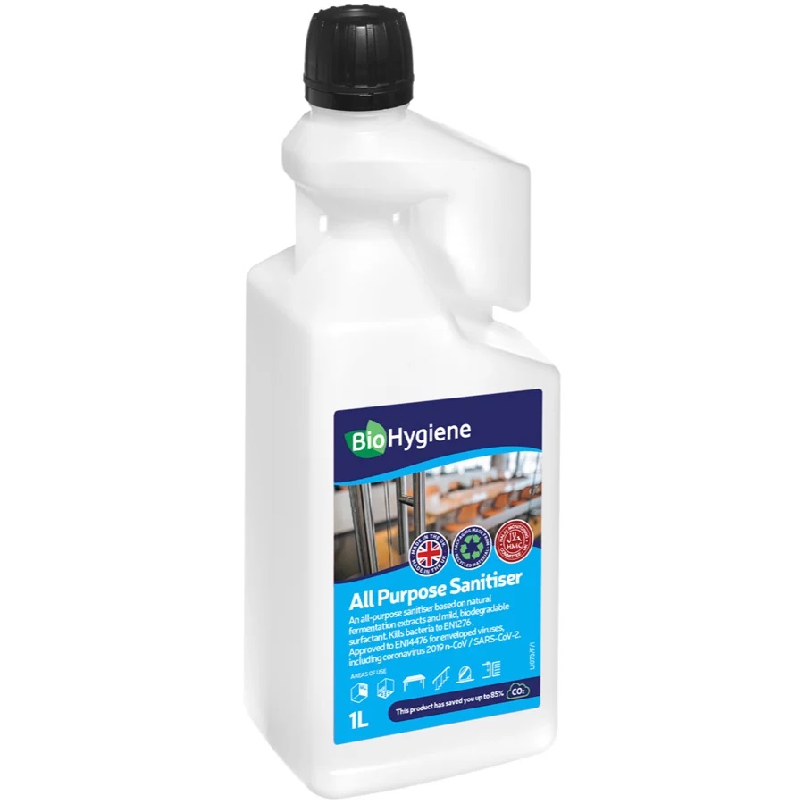 BioHygiene All Purpose Sanitiser 1L Concentrate - FRAGRANCED