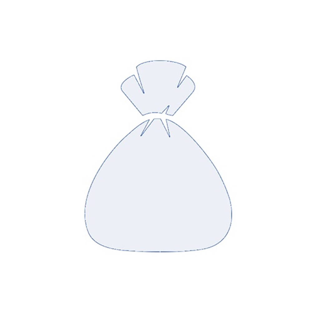 Premium Clear Square Bin Liners 25L 15x24x24