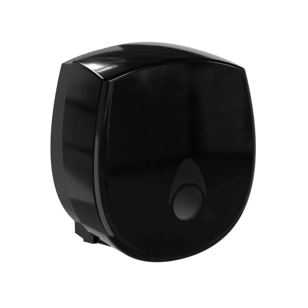 Myriad Mini Jumbo Toilet Roll Dispenser Black