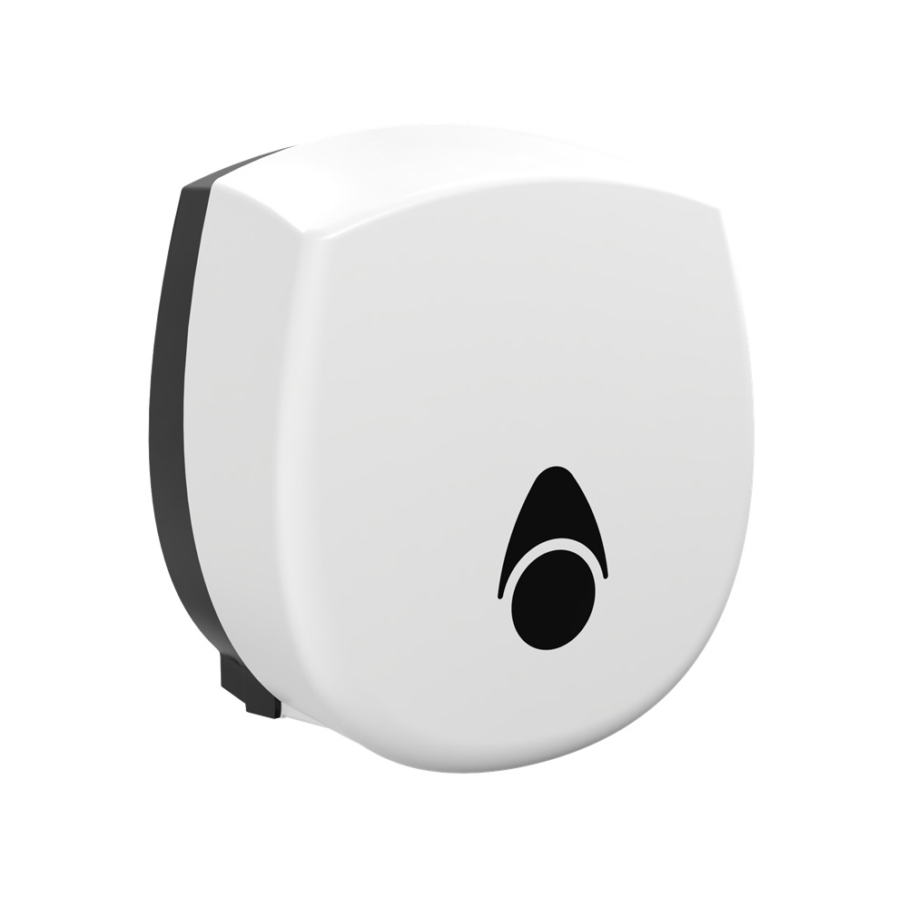 Myriad Mini Jumbo Toilet Roll Dispenser White