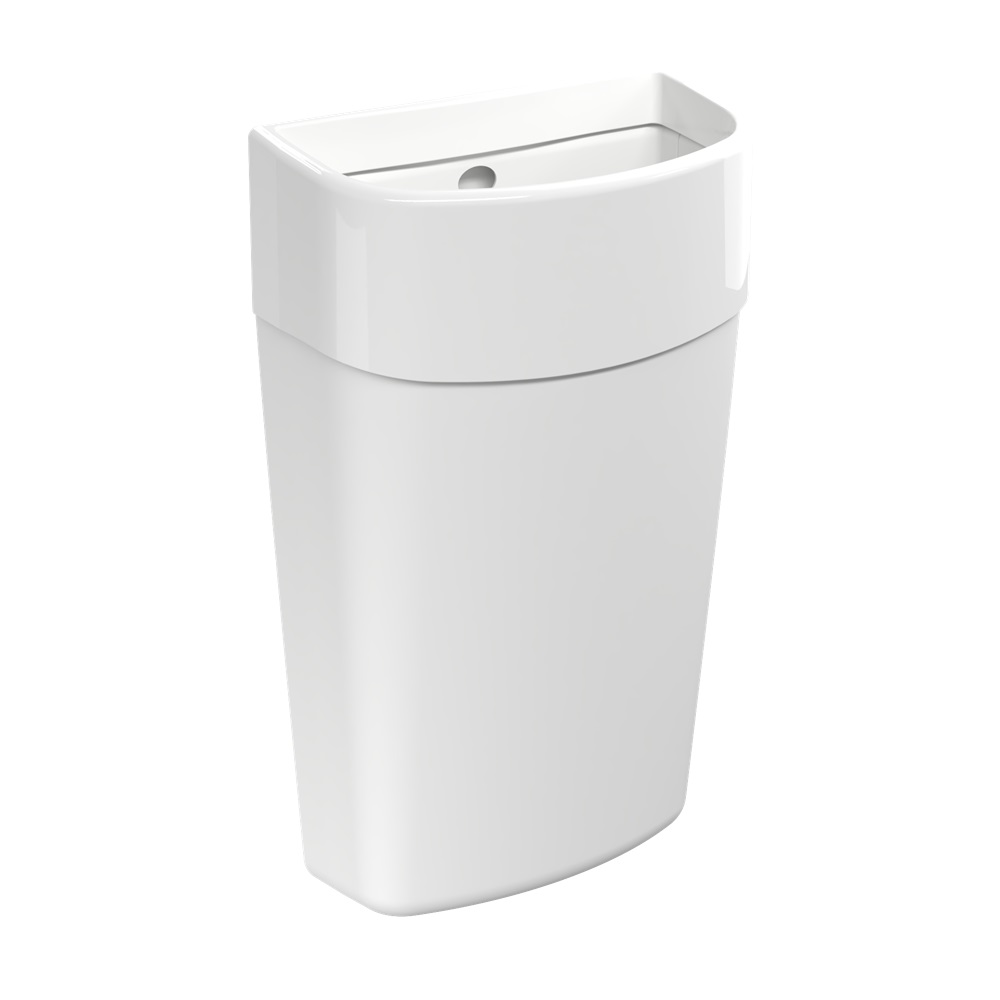 Myriad 25L Waste Bin White