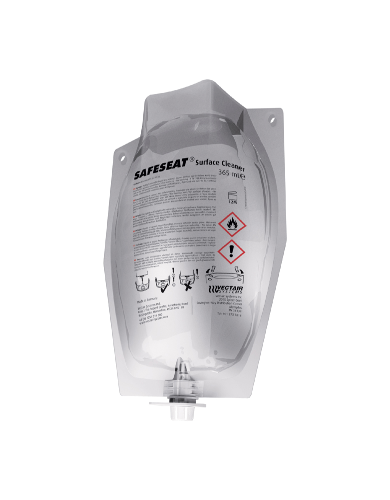 Safeseat Toilet Seat Cleaner Refills 365ml For Surfaces + Toilet Seats