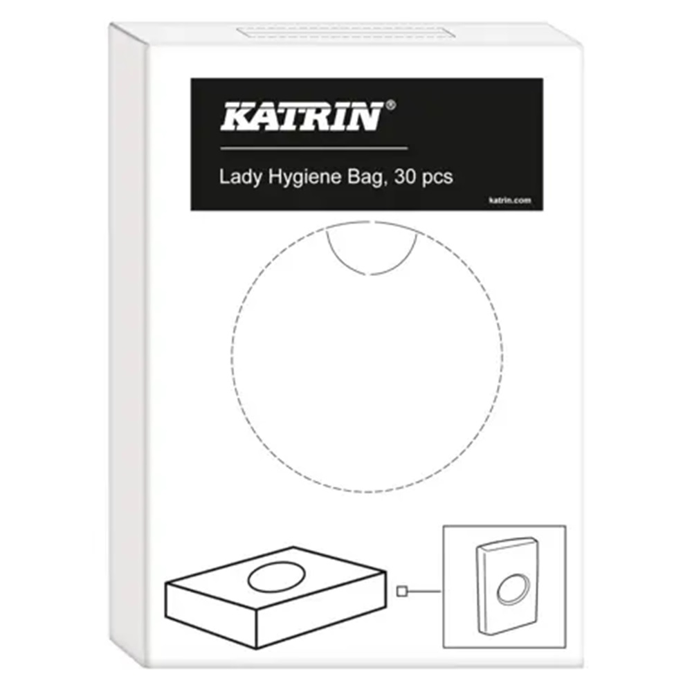 Katrin Lady Hygiene Bags 1L 25 Packs of 30 Bags