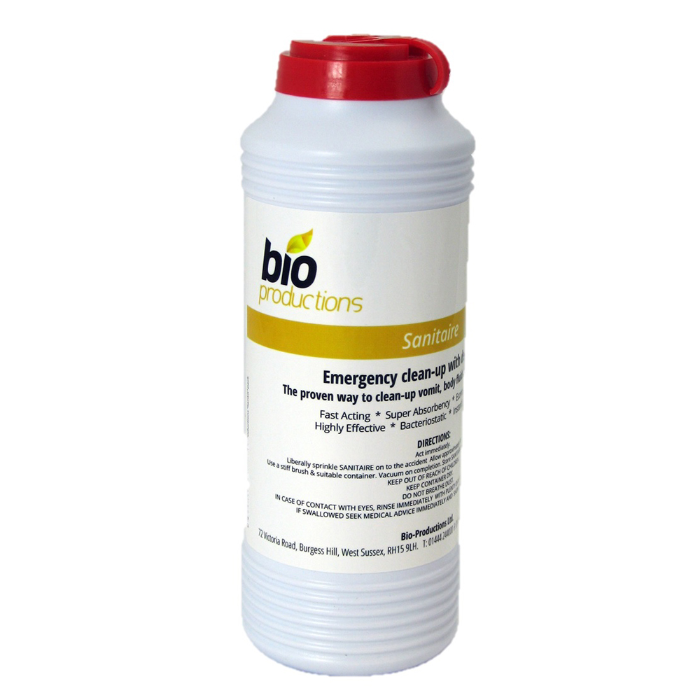 Sanitaire Emergency Clean Up Powder 240G Absorbant Granules