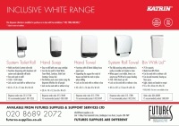 Brochures - Katrin Inclusive White Washroom Dispenser Range