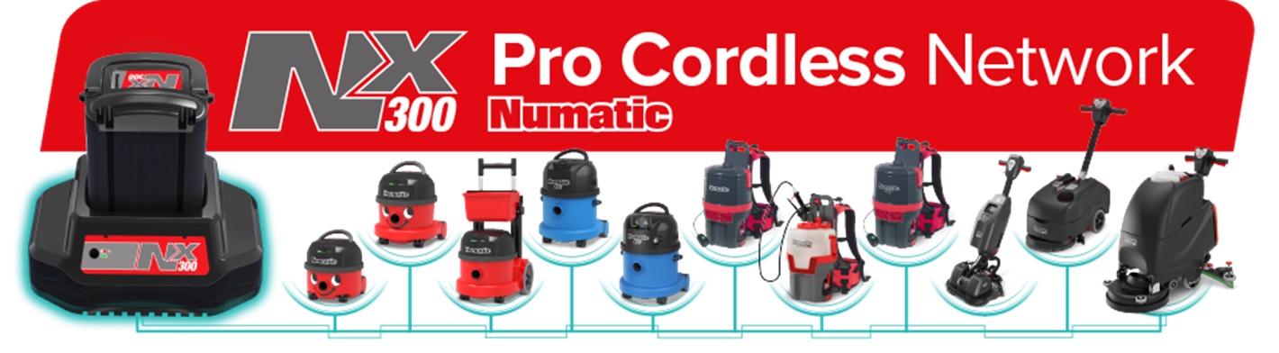 Numatic - Partner 07 - NX 300 Range Banner