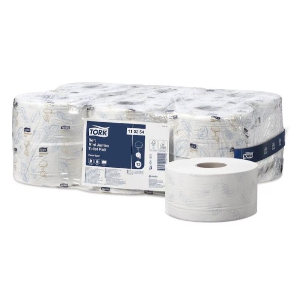 Click for a bigger picture.Tork T2 110254 Premium Mini Jumbo Toilet Roll