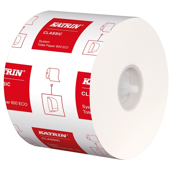 Click for a bigger picture.Katrin 103424 System Toilet Roll 2Ply 800 Sheet