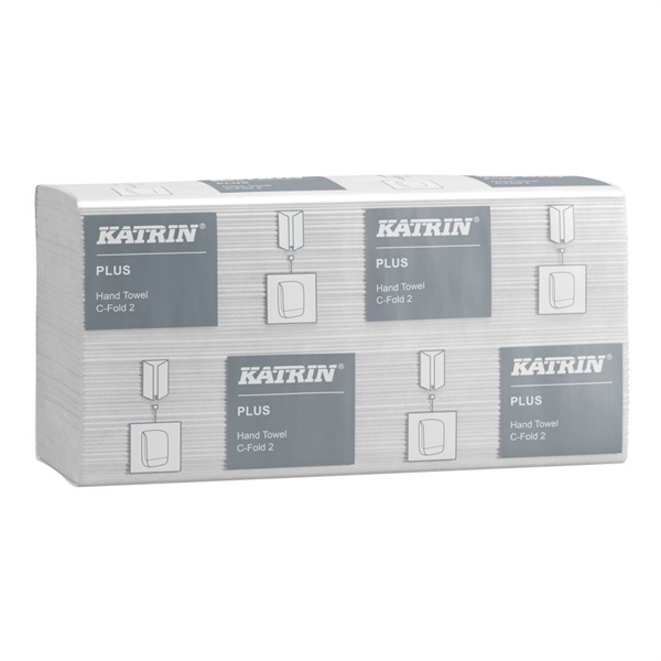 Click for a bigger picture.Katrin Plus 95212 C Fold Hand Towels 2Ply White - Formerly 73542