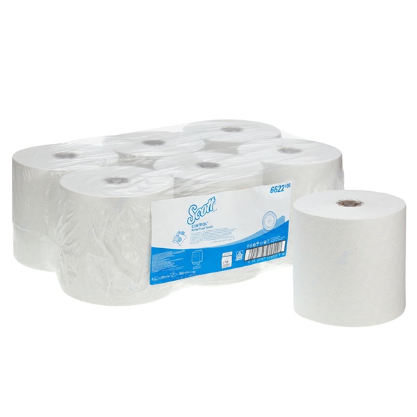 Click for a bigger picture.Kimberly-Clark 6622 Scott Control Roll Hand Towel 300m
