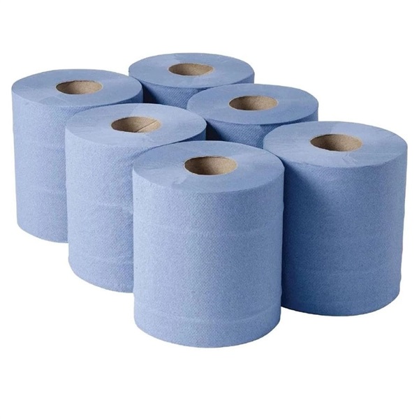 Click for a bigger picture.2ply Blue Centrefeed Rolls Contract Range