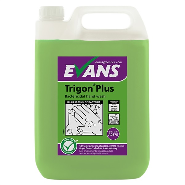 Click for a bigger picture.Trigon Plus Bactericidal Hand Wash 5L