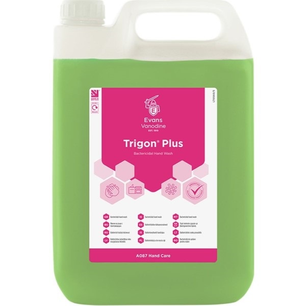 Click for a bigger picture.Trigon Plus Bactericidal Hand Wash 5L