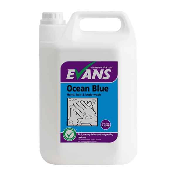 Click for a bigger picture.Ocean Blue Hand Hair + Body Wash 5LTR