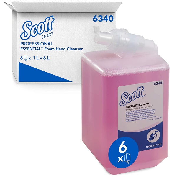 Click for a bigger picture.Kimberly-Clark 6340 Scott Everyday Use Foam Soap 1L