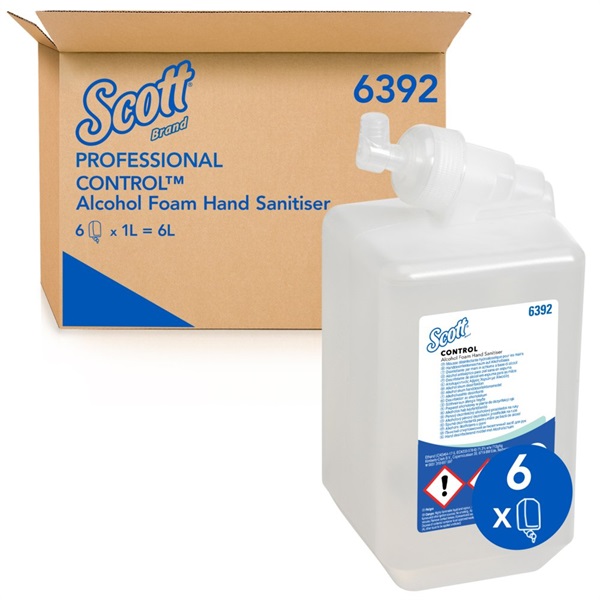 Click for a bigger picture.Kimberly-Clark 6392 Alcohol Foam Hand Sanitiser 1L -